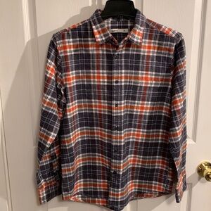 Baleno Men Cotton Plaid Long Sleeve Shirt